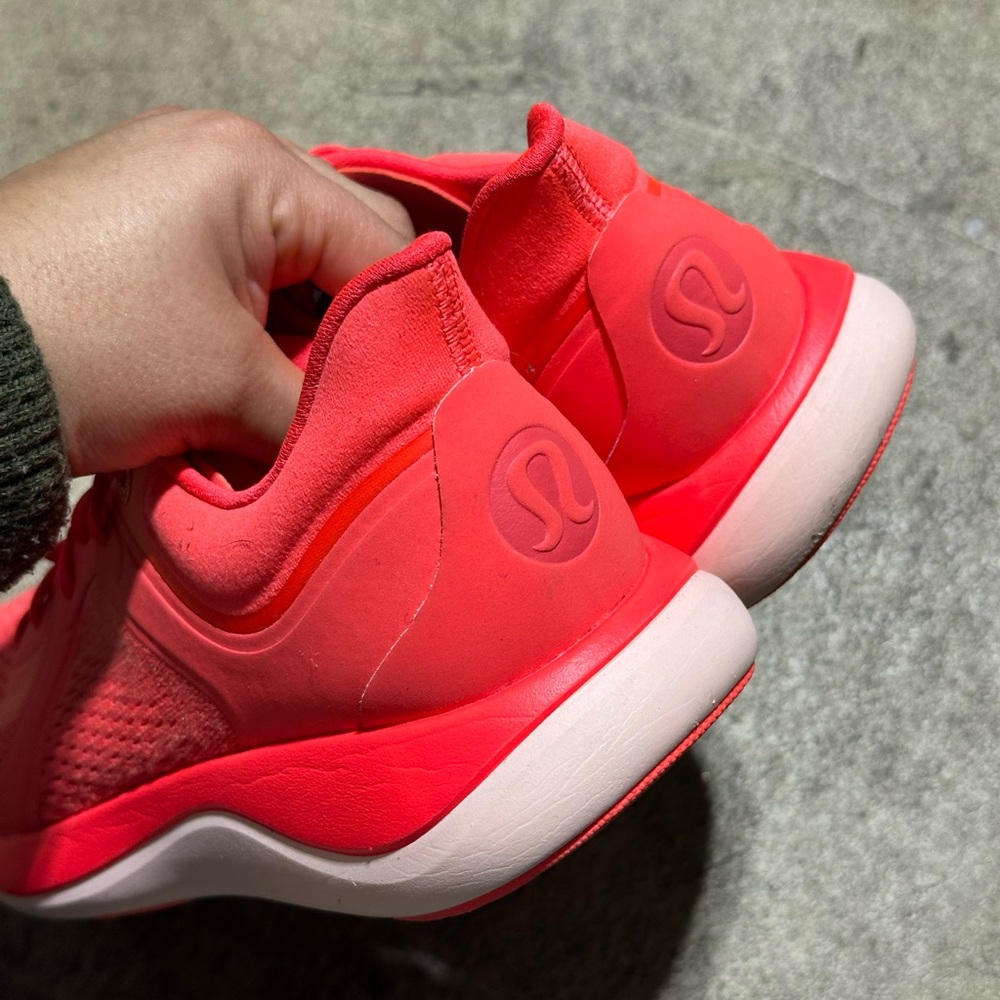lululemon athletica Women's Bright Coral Running Sneakers - Picture 5 of 6